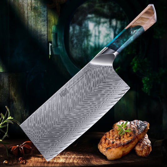 Damascus Chinese Chef Knife