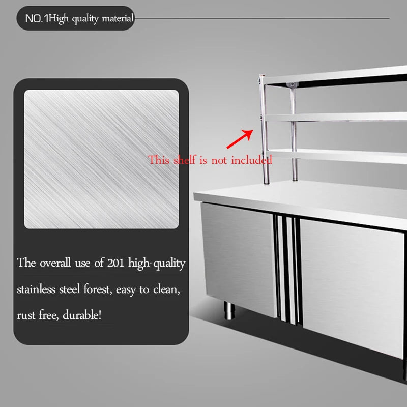 Double temperature under counter freezer