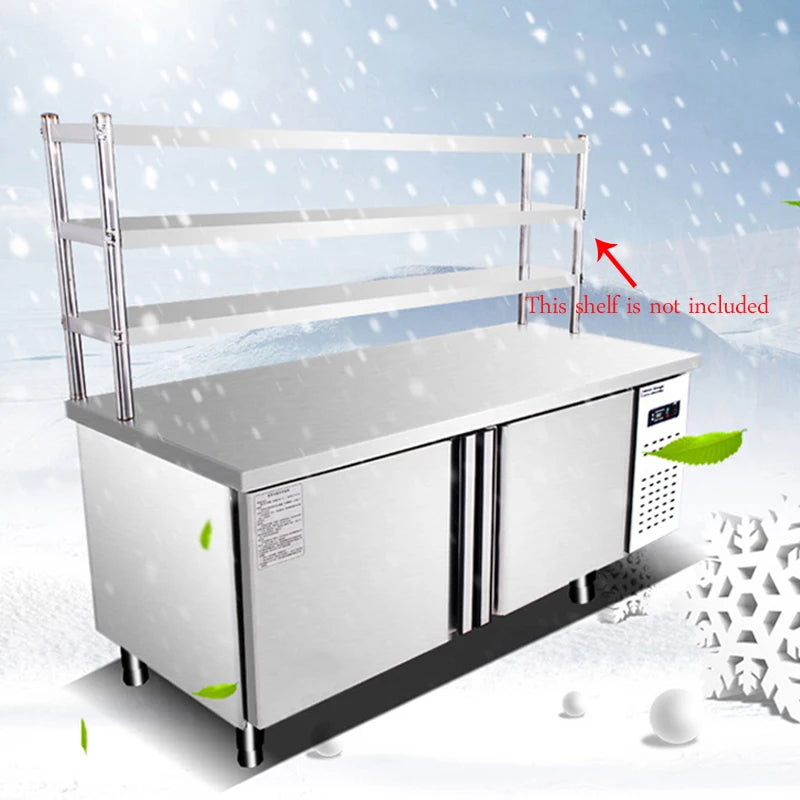 Double temperature under counter freezer