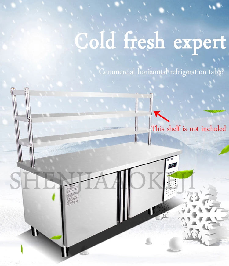 Double temperature under counter freezer